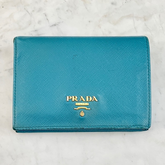 Prada Accessories - Blue Prada wallet